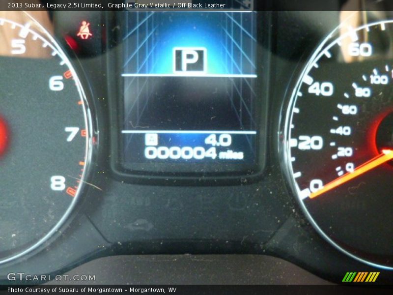 Graphite Gray Metallic / Off Black Leather 2013 Subaru Legacy 2.5i Limited