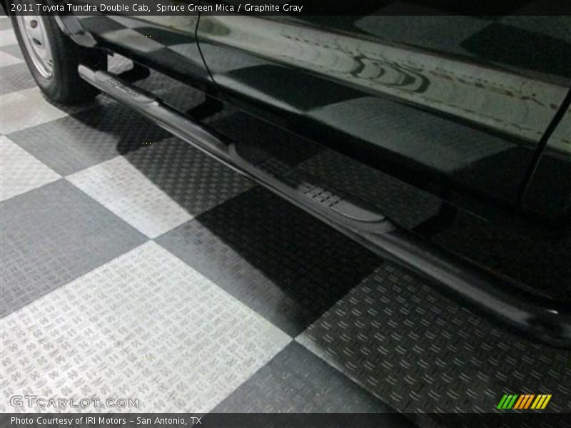 Spruce Green Mica / Graphite Gray 2011 Toyota Tundra Double Cab