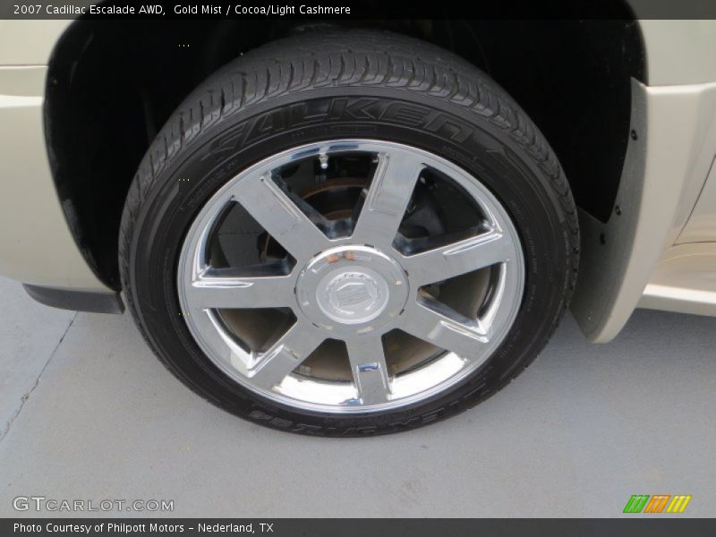 Gold Mist / Cocoa/Light Cashmere 2007 Cadillac Escalade AWD