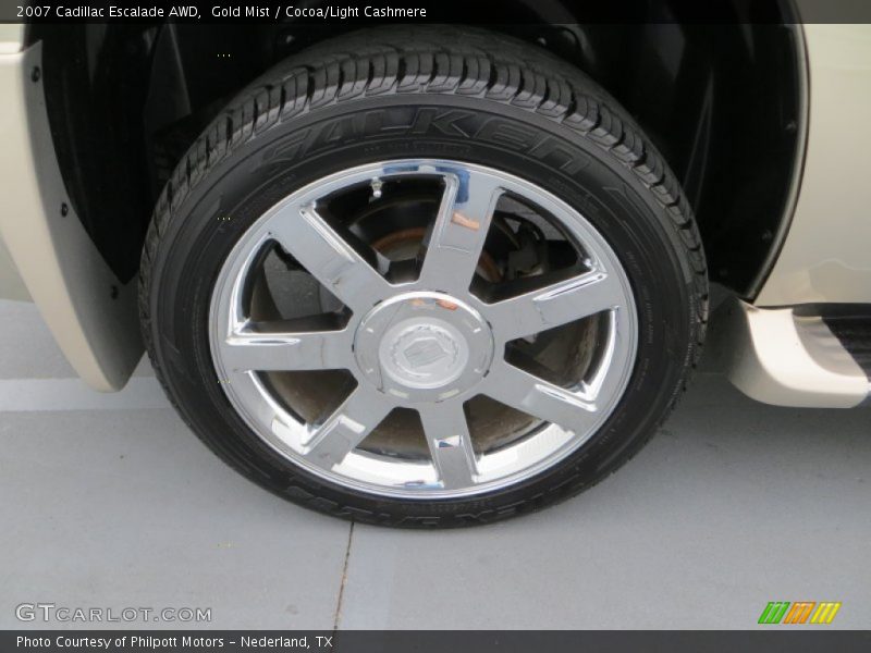 Gold Mist / Cocoa/Light Cashmere 2007 Cadillac Escalade AWD
