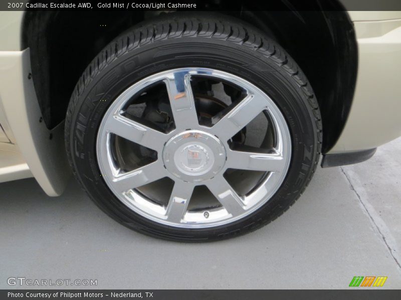 Gold Mist / Cocoa/Light Cashmere 2007 Cadillac Escalade AWD