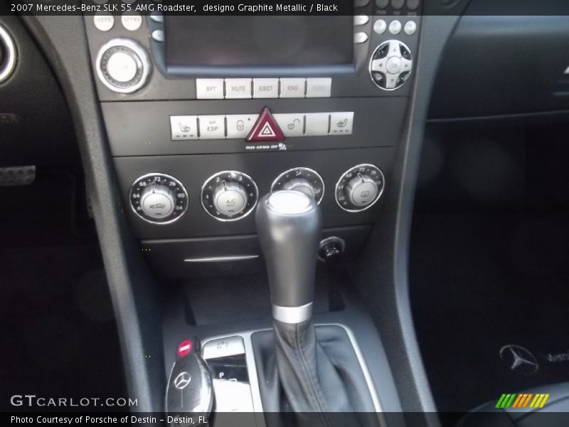 Controls of 2007 SLK 55 AMG Roadster