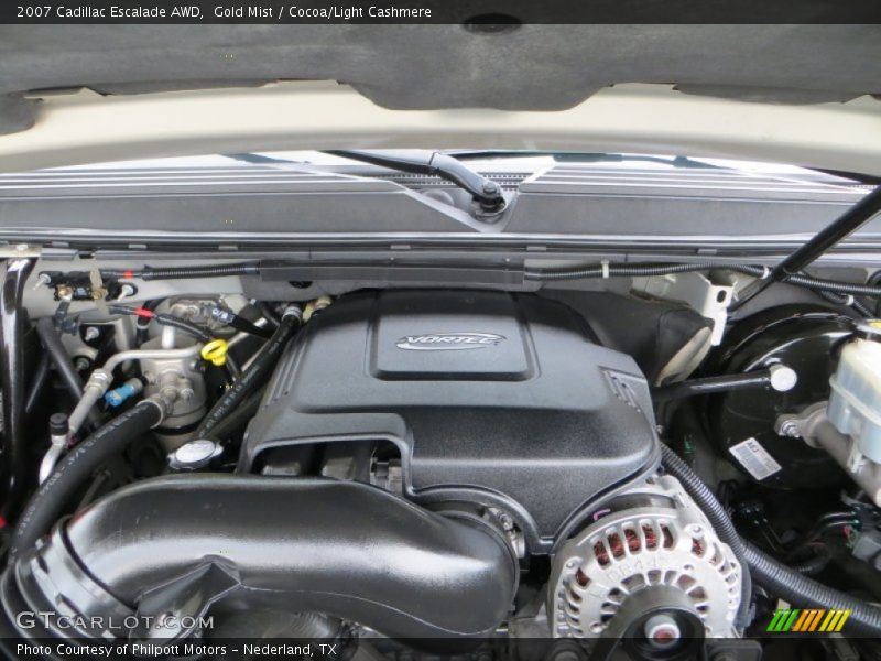 Gold Mist / Cocoa/Light Cashmere 2007 Cadillac Escalade AWD
