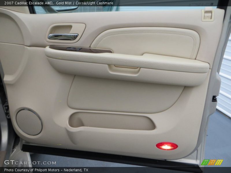 Gold Mist / Cocoa/Light Cashmere 2007 Cadillac Escalade AWD