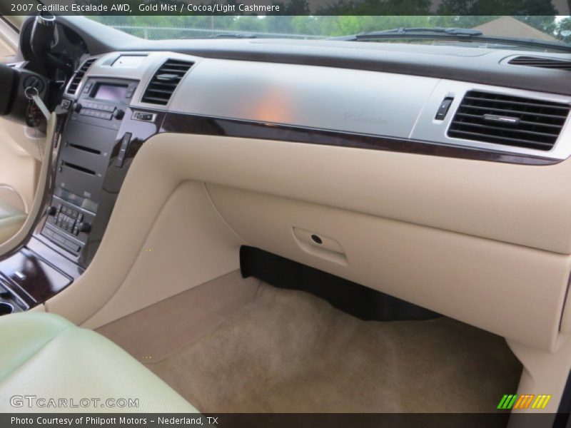 Gold Mist / Cocoa/Light Cashmere 2007 Cadillac Escalade AWD
