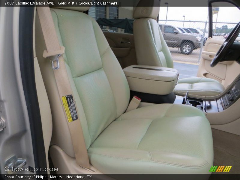 Gold Mist / Cocoa/Light Cashmere 2007 Cadillac Escalade AWD