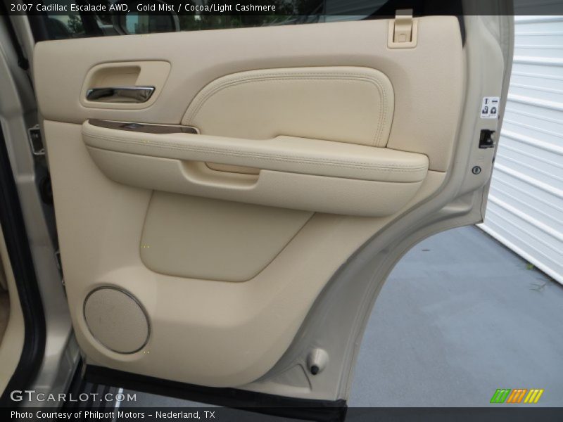 Gold Mist / Cocoa/Light Cashmere 2007 Cadillac Escalade AWD