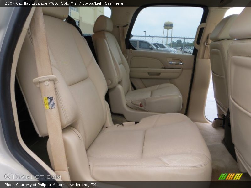 Gold Mist / Cocoa/Light Cashmere 2007 Cadillac Escalade AWD