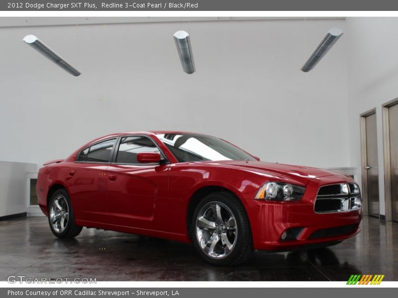 Redline 3-Coat Pearl / Black/Red 2012 Dodge Charger SXT Plus