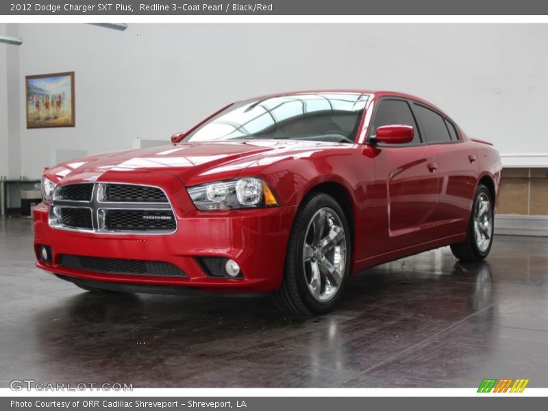 Redline 3-Coat Pearl / Black/Red 2012 Dodge Charger SXT Plus