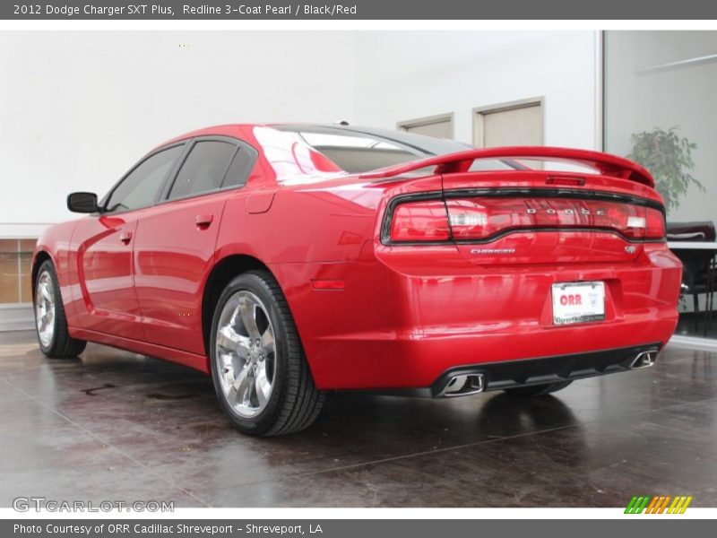 Redline 3-Coat Pearl / Black/Red 2012 Dodge Charger SXT Plus