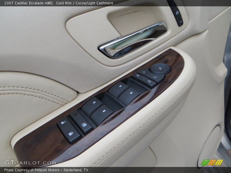Gold Mist / Cocoa/Light Cashmere 2007 Cadillac Escalade AWD