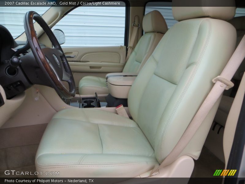 Gold Mist / Cocoa/Light Cashmere 2007 Cadillac Escalade AWD