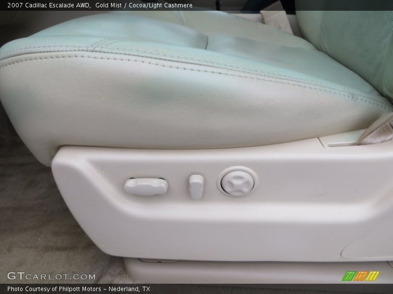 Gold Mist / Cocoa/Light Cashmere 2007 Cadillac Escalade AWD