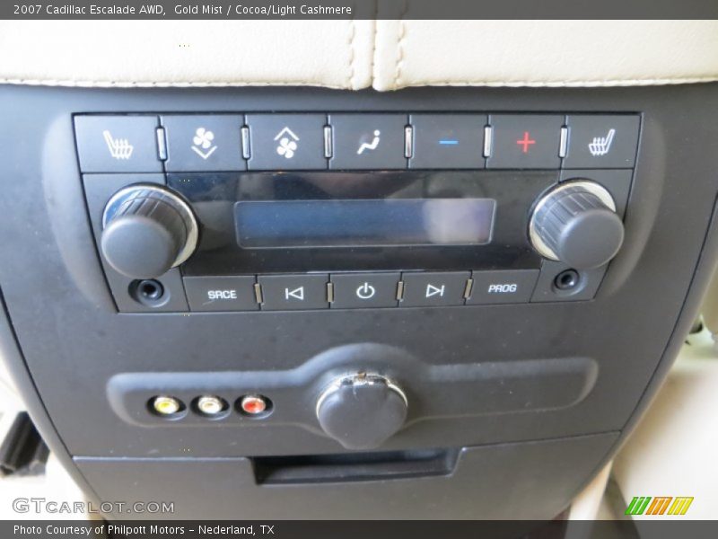 Gold Mist / Cocoa/Light Cashmere 2007 Cadillac Escalade AWD
