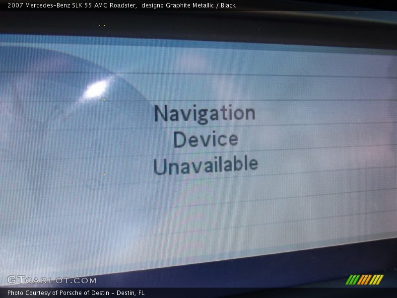 designo Graphite Metallic / Black 2007 Mercedes-Benz SLK 55 AMG Roadster