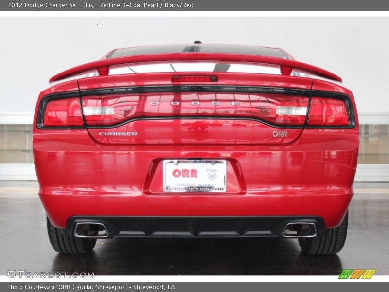 Redline 3-Coat Pearl / Black/Red 2012 Dodge Charger SXT Plus
