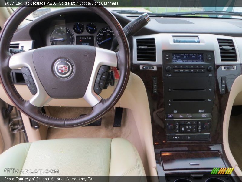 Gold Mist / Cocoa/Light Cashmere 2007 Cadillac Escalade AWD