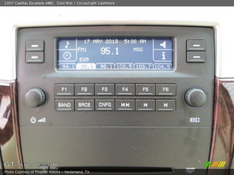 Gold Mist / Cocoa/Light Cashmere 2007 Cadillac Escalade AWD
