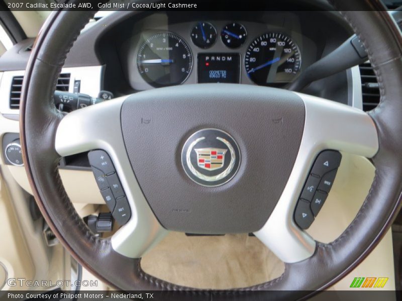 Gold Mist / Cocoa/Light Cashmere 2007 Cadillac Escalade AWD
