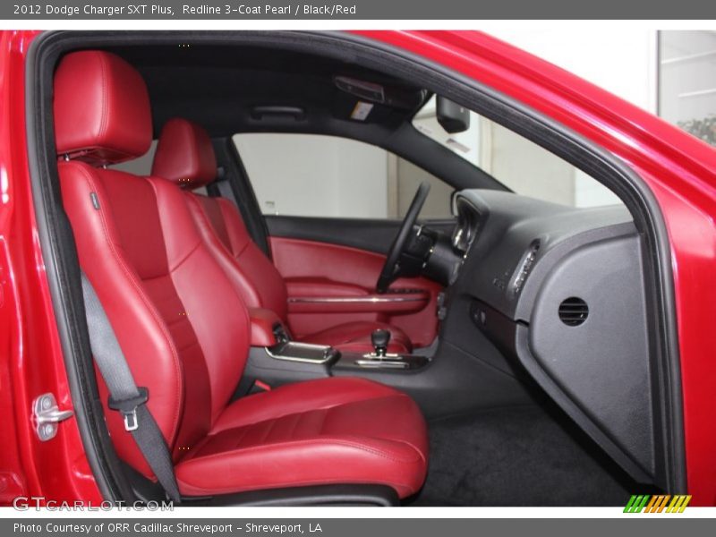 Redline 3-Coat Pearl / Black/Red 2012 Dodge Charger SXT Plus