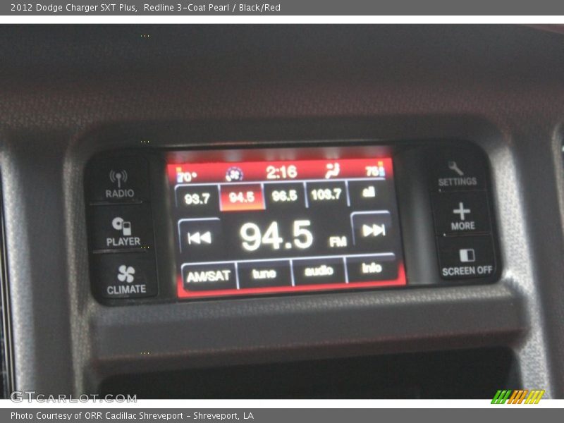 Redline 3-Coat Pearl / Black/Red 2012 Dodge Charger SXT Plus