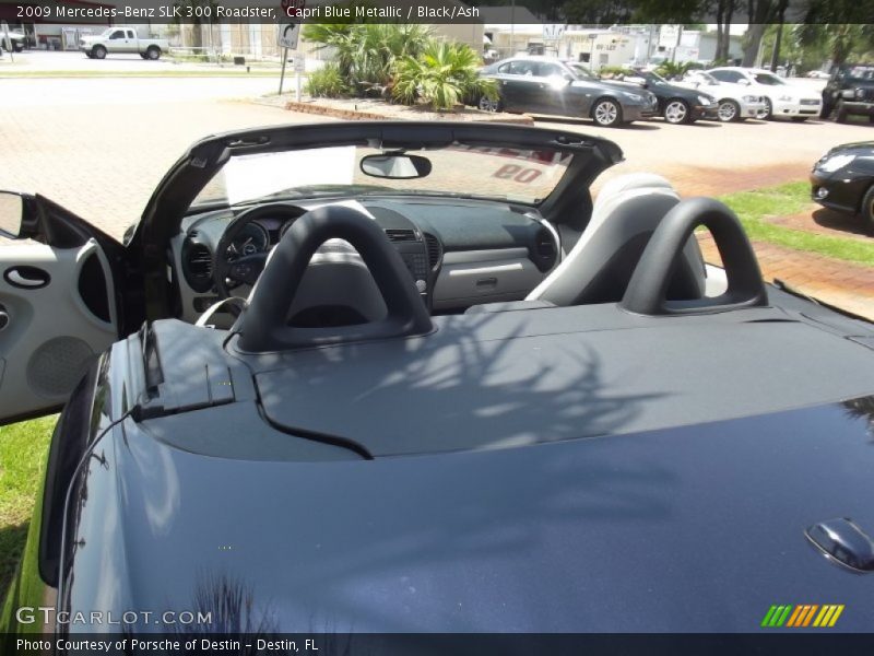 Capri Blue Metallic / Black/Ash 2009 Mercedes-Benz SLK 300 Roadster