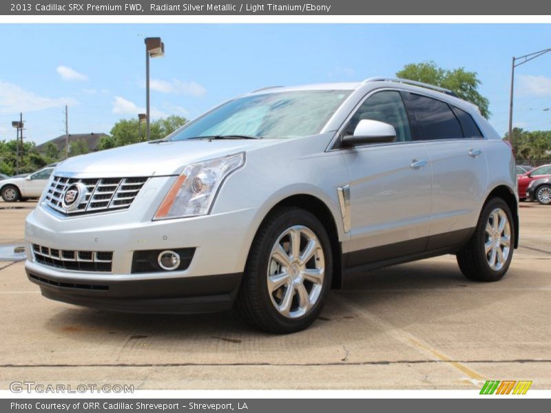 Radiant Silver Metallic / Light Titanium/Ebony 2013 Cadillac SRX Premium FWD