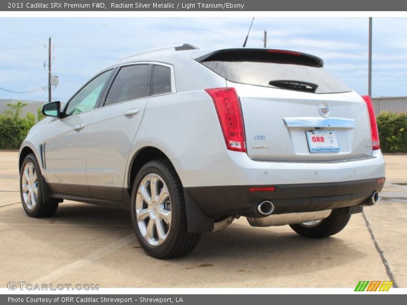 Radiant Silver Metallic / Light Titanium/Ebony 2013 Cadillac SRX Premium FWD