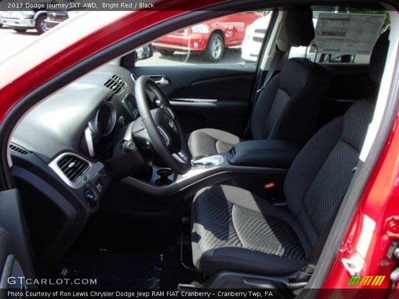 Bright Red / Black 2013 Dodge Journey SXT AWD