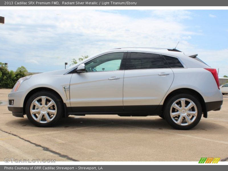 Radiant Silver Metallic / Light Titanium/Ebony 2013 Cadillac SRX Premium FWD