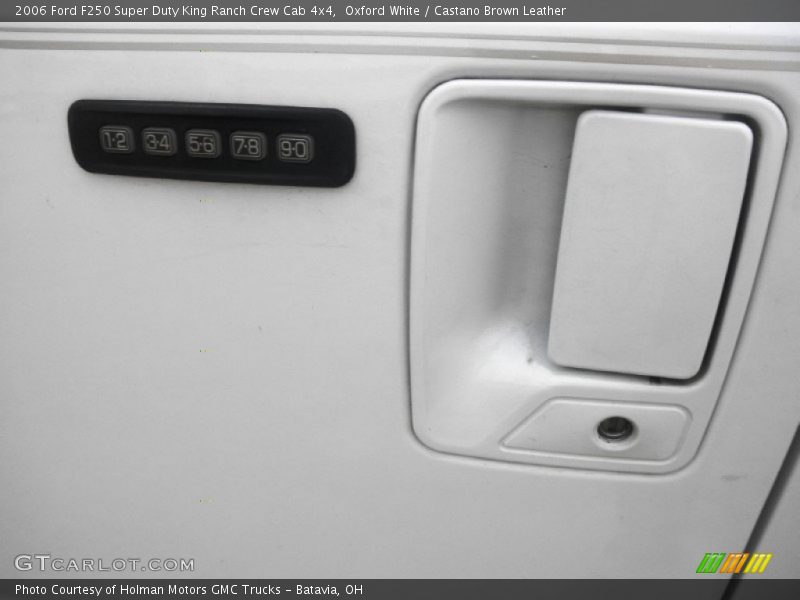 Oxford White / Castano Brown Leather 2006 Ford F250 Super Duty King Ranch Crew Cab 4x4