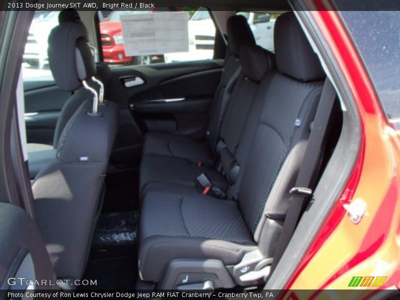 Bright Red / Black 2013 Dodge Journey SXT AWD