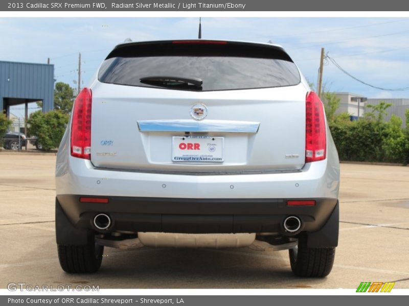 Radiant Silver Metallic / Light Titanium/Ebony 2013 Cadillac SRX Premium FWD