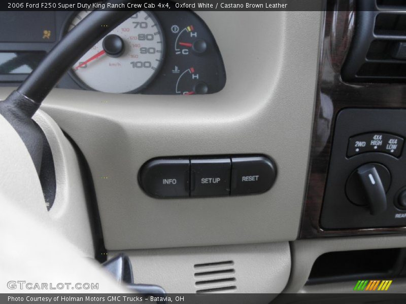 Oxford White / Castano Brown Leather 2006 Ford F250 Super Duty King Ranch Crew Cab 4x4