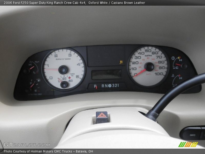  2006 F250 Super Duty King Ranch Crew Cab 4x4 King Ranch Crew Cab 4x4 Gauges