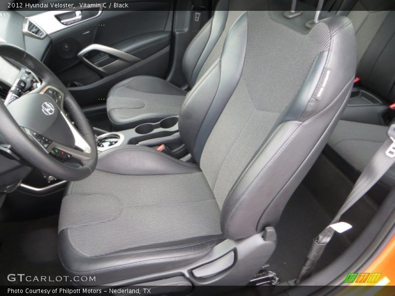 Front Seat of 2012 Veloster 