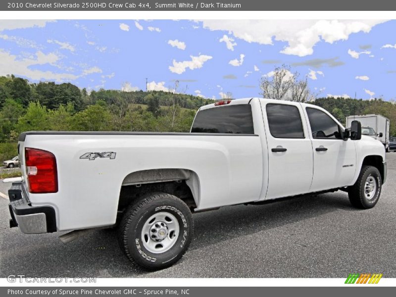 Summit White / Dark Titanium 2010 Chevrolet Silverado 2500HD Crew Cab 4x4