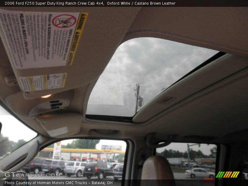 Oxford White / Castano Brown Leather 2006 Ford F250 Super Duty King Ranch Crew Cab 4x4