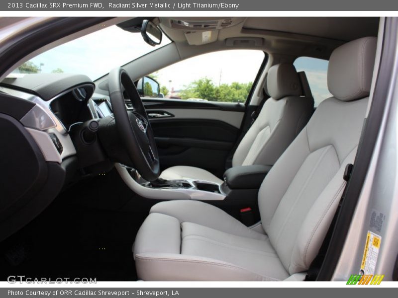  2013 SRX Premium FWD Light Titanium/Ebony Interior