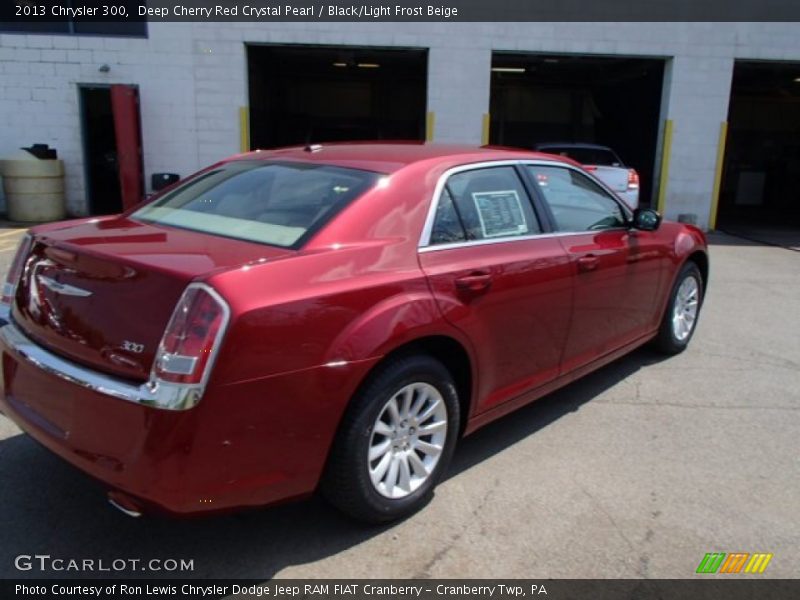 Deep Cherry Red Crystal Pearl / Black/Light Frost Beige 2013 Chrysler 300