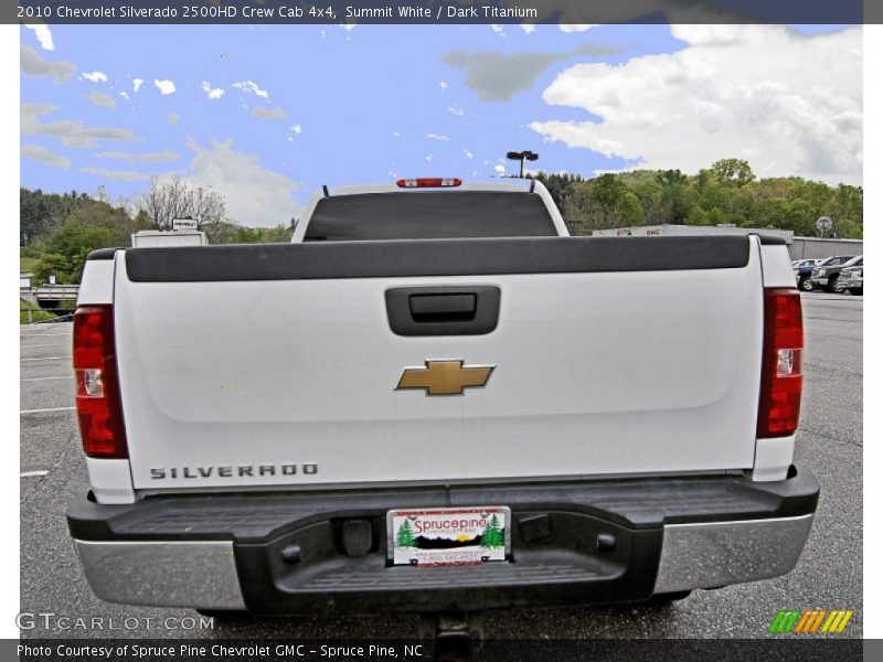 Summit White / Dark Titanium 2010 Chevrolet Silverado 2500HD Crew Cab 4x4