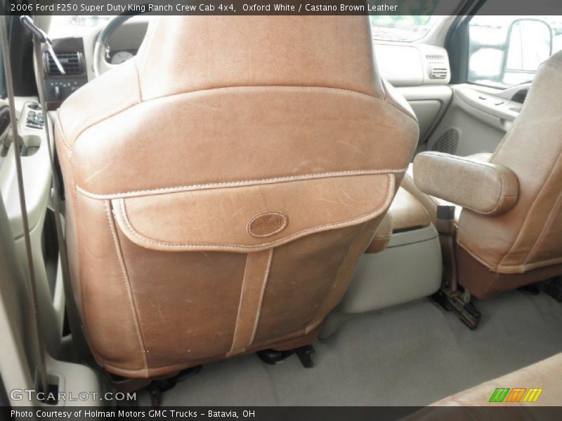 Oxford White / Castano Brown Leather 2006 Ford F250 Super Duty King Ranch Crew Cab 4x4