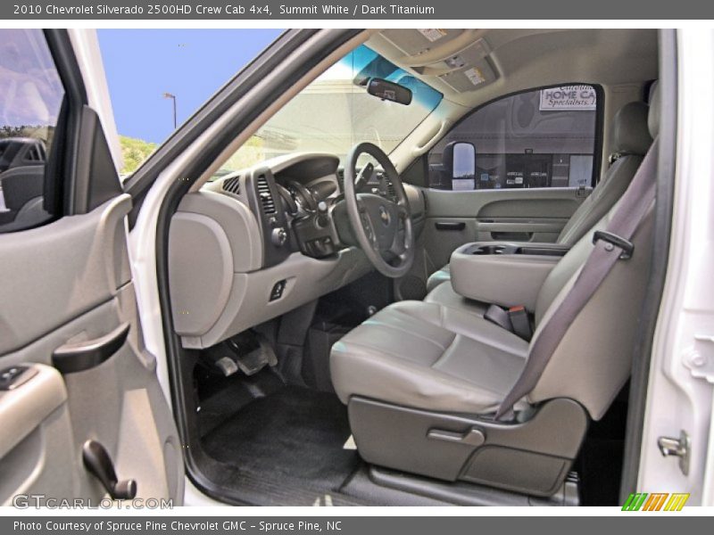 Summit White / Dark Titanium 2010 Chevrolet Silverado 2500HD Crew Cab 4x4