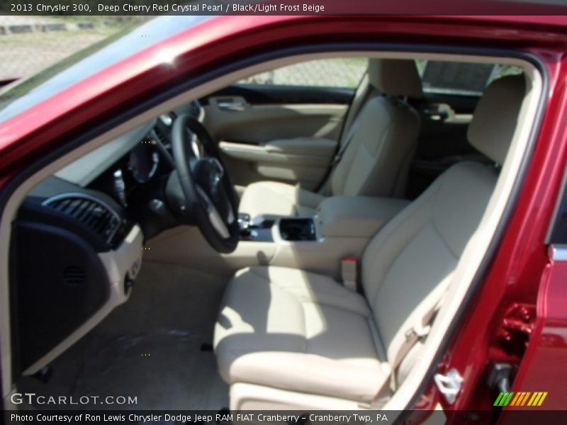 Deep Cherry Red Crystal Pearl / Black/Light Frost Beige 2013 Chrysler 300