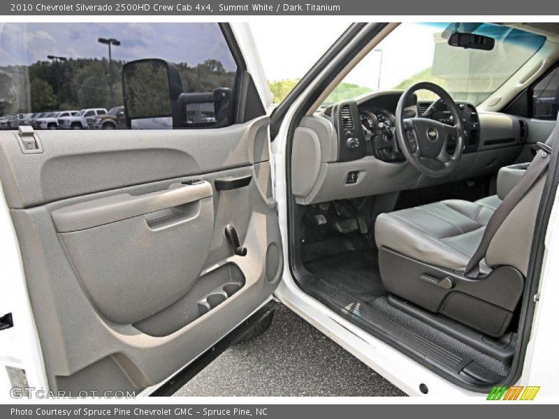 Summit White / Dark Titanium 2010 Chevrolet Silverado 2500HD Crew Cab 4x4