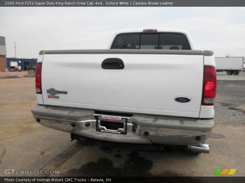 Oxford White / Castano Brown Leather 2006 Ford F250 Super Duty King Ranch Crew Cab 4x4