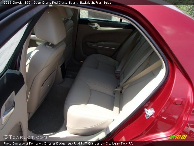 Deep Cherry Red Crystal Pearl / Black/Light Frost Beige 2013 Chrysler 300