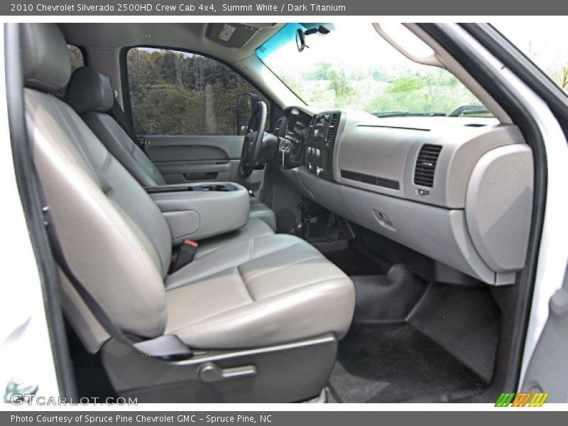 Summit White / Dark Titanium 2010 Chevrolet Silverado 2500HD Crew Cab 4x4