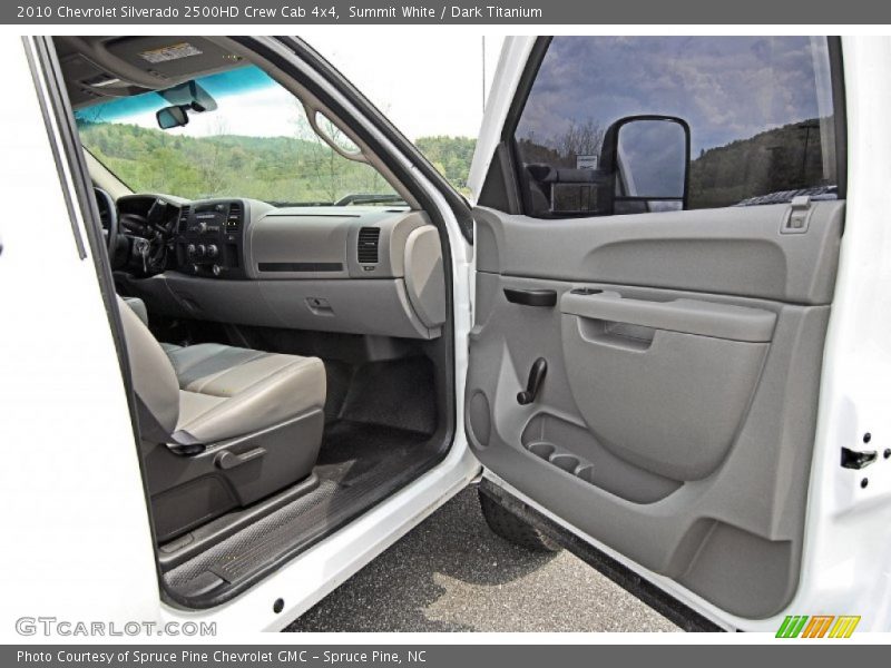 Summit White / Dark Titanium 2010 Chevrolet Silverado 2500HD Crew Cab 4x4